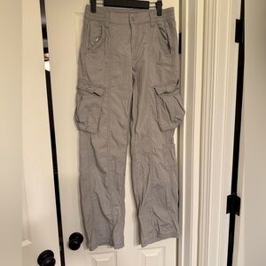 H&M Divided Cargo Pants Women’s Size 4 Grey